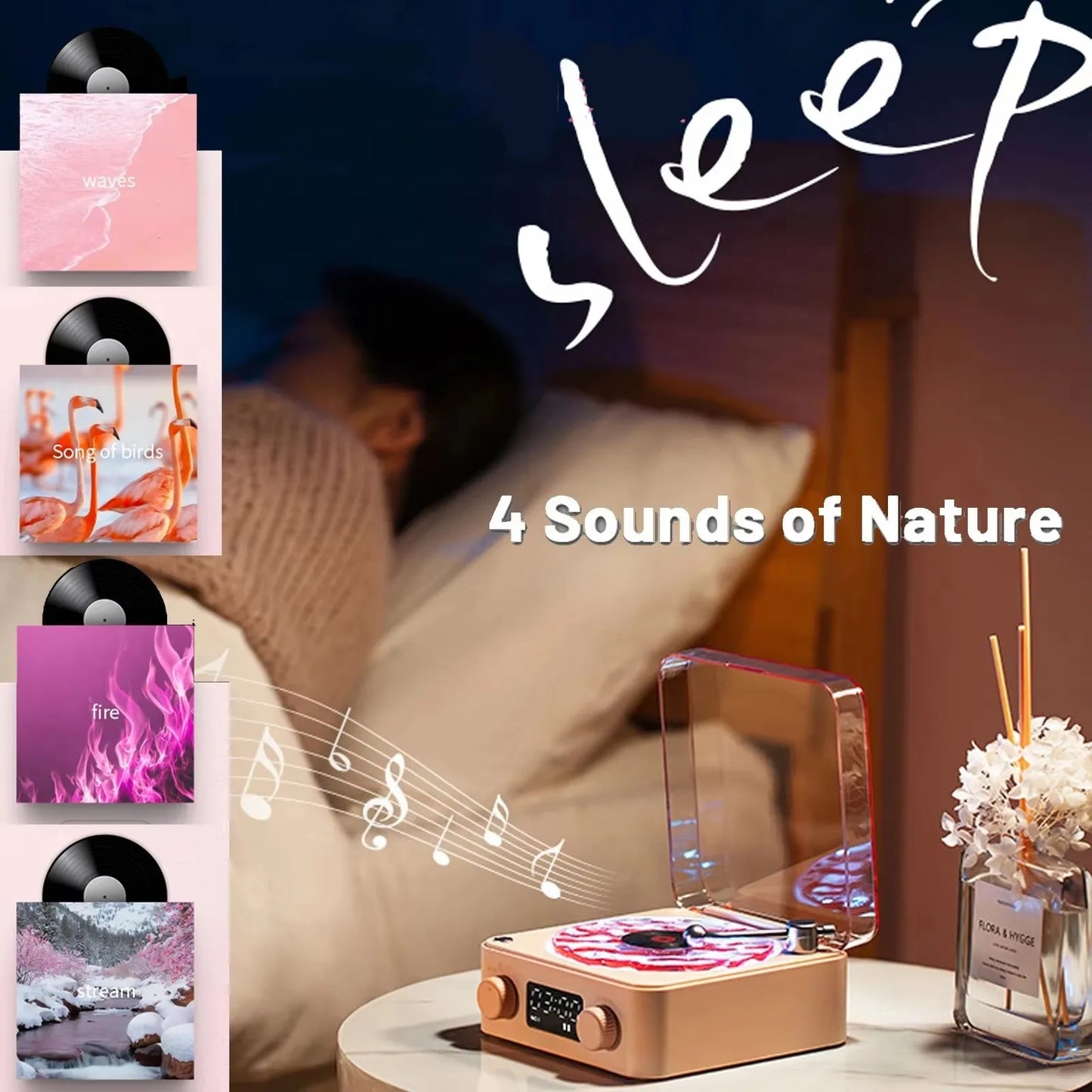Festival Waves Mini Vinyl Player